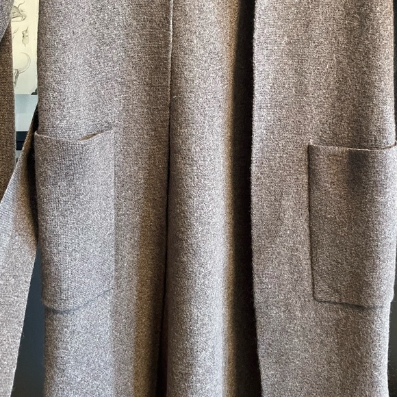 Wilfred Belize Cardigan in Heather Dark Oatmeal - Picture 7 of 8